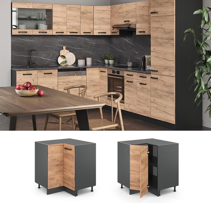 Actual product image Vicco Eckunterschrank R-Line (75.5 x 46 x 81.5 cm)