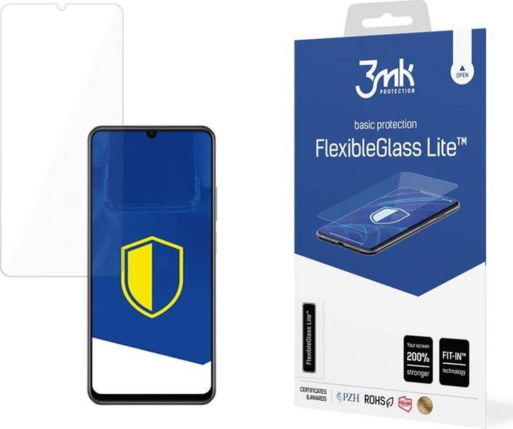 Actual product image 3MK FlexibleGlass Lite Realme Note 50 Szkło Hybrydowe Lite (1 pcs., Realme Note 50)