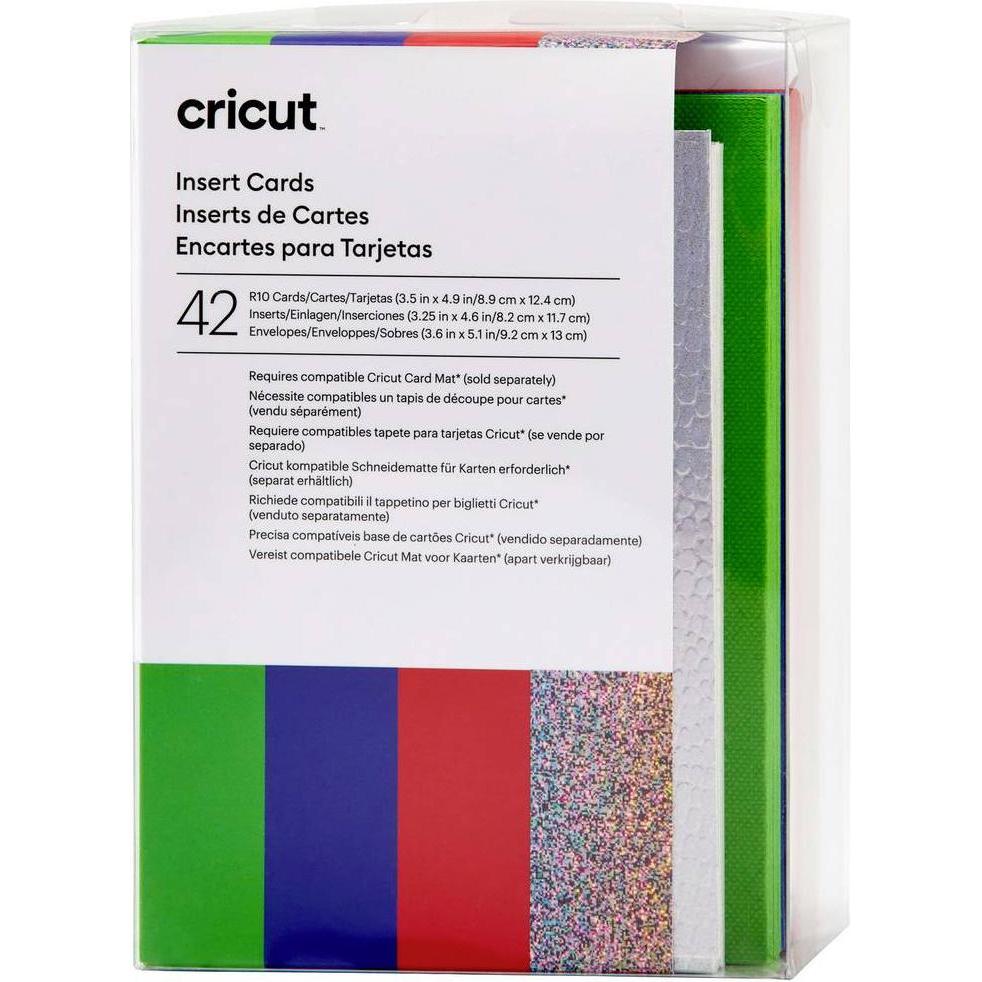 Cricut Insert Cards Rainbow R10 8,9cm x 12,4cm 42-pack (P)