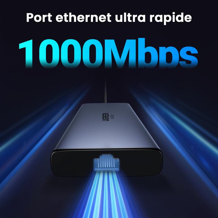 Productafbeelding Ugreen 10-in-1 USB-C Hub (USB-C, 10 ports)