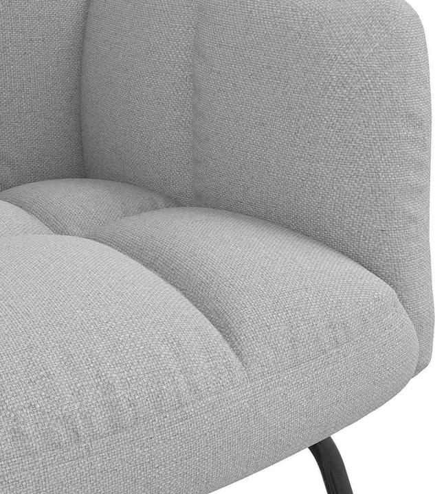 Actual product image vidaXL Schaukelstuhl mit Fusshocker