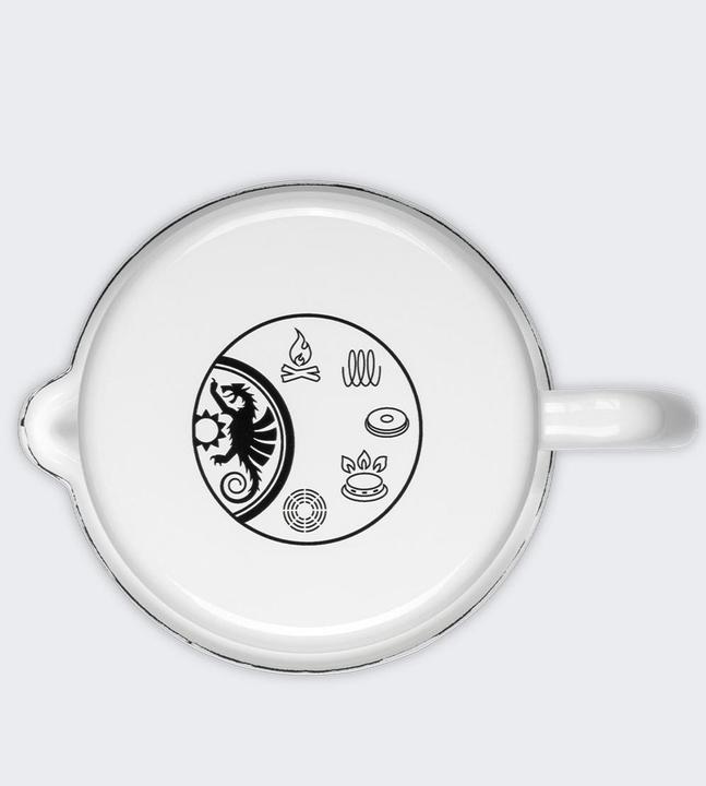Actual product image Petromax Emaillierter Milchtopf 14 L WEISS