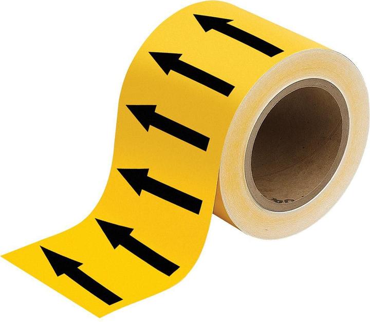 Actual product image Brady Pipe marking - arrow tapes
