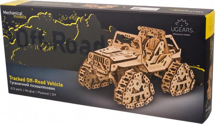 Actual product image Ugears 70204 Tracked Off-Road Vehicle