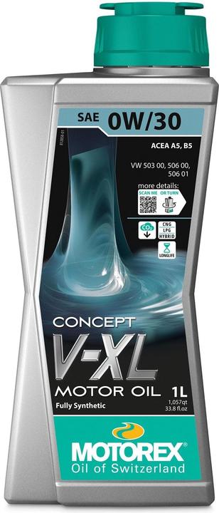 Actual product image Motorex Motorenöl CONCEPT V-XL, 1 lt (1 l, SAE 30, SAE 0W)