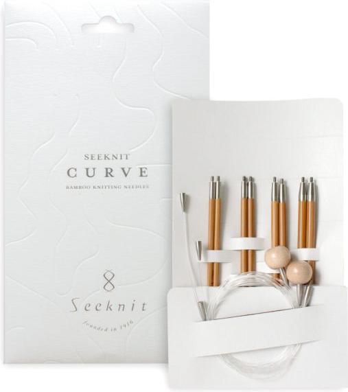Seeknit Needle set interchangeable needle tips Koshitsu Curve 3.50 - 5.00 mm 12.5 cm