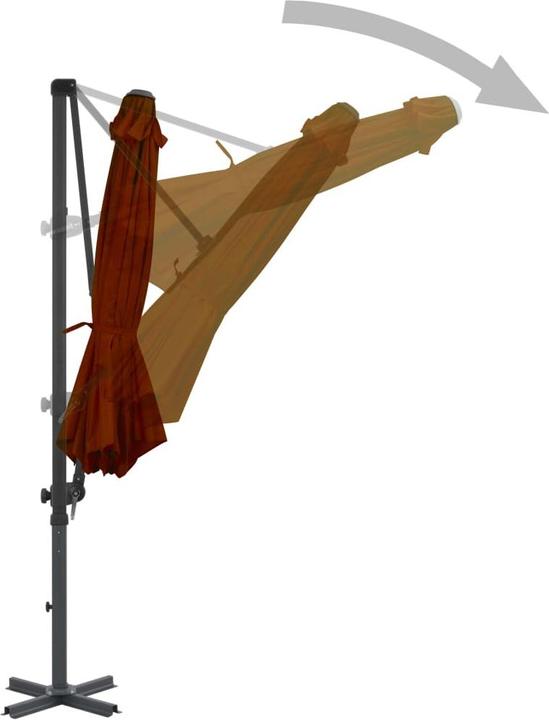 Produktbild vidaXL freischwingender Sonnenschirm (3 m)