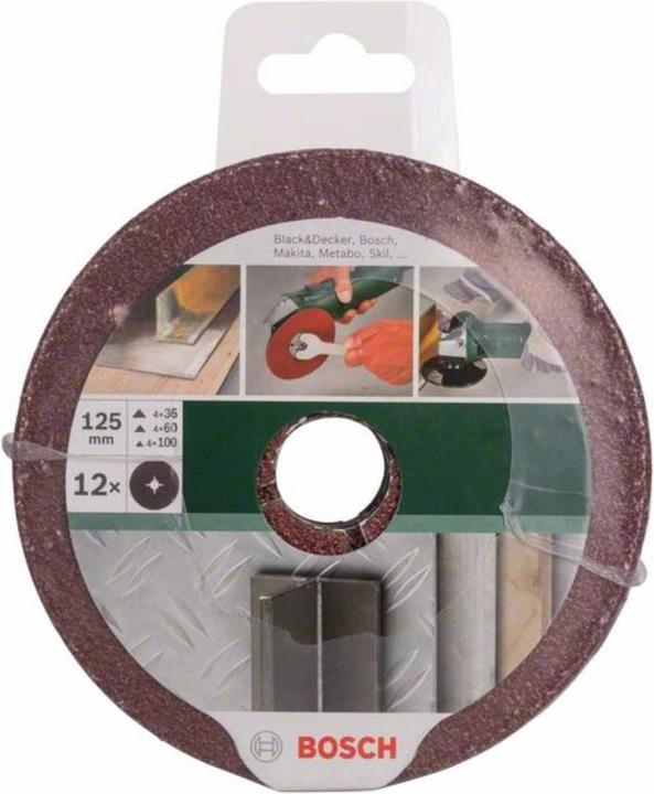 Produktbild Bosch Zubehör Fiberschleifscheiben-Set (100, 36, 60)