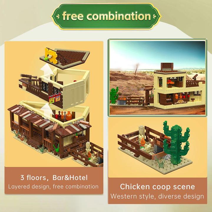 Actual product image Mould King Wild West Saloon