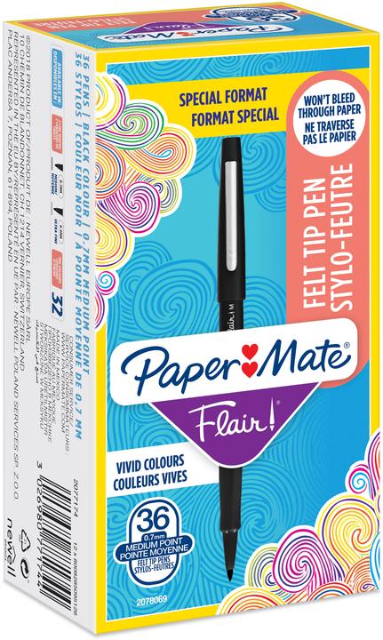 Produktbild Paper Mate Gelschreiber (Schwarz, 36 x)