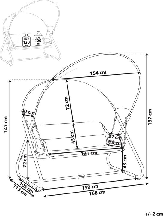 Actual product image Beliani Solagna