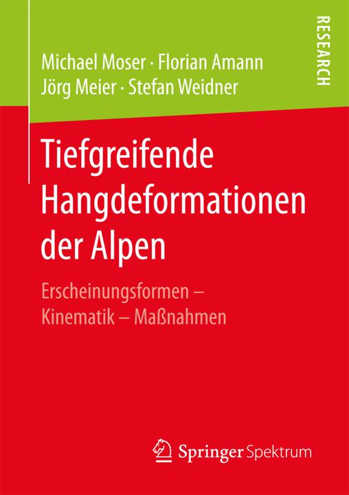 Produktbild Tiefgreifende Hangdeformationen der Alpen (Deutsch, Stefan Weidner, 2017)