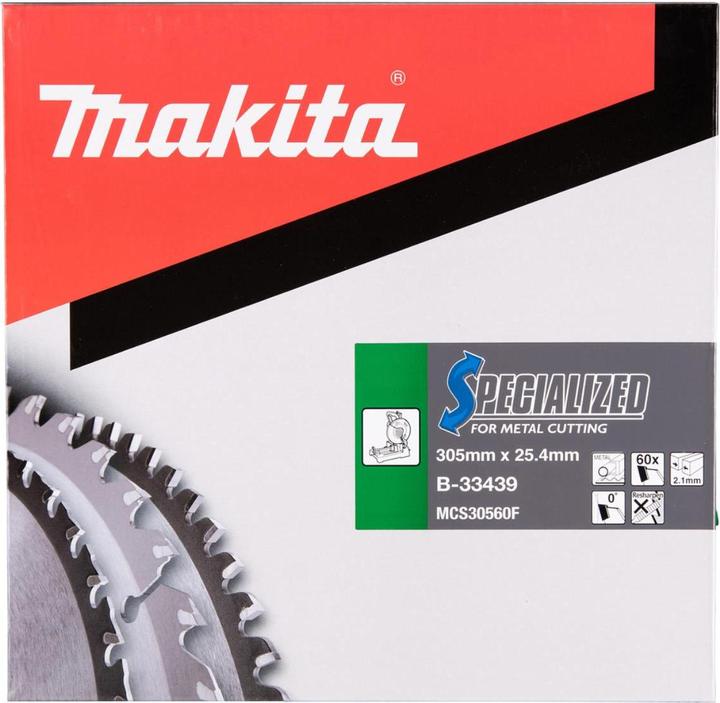 Productafbeelding Makita SPECIALIZED Zaagblad voor metaal Ø 305x25.4x60Z