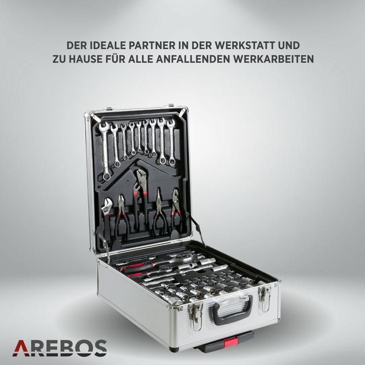 Actual product image Arebos Werkzeugkoffer (1200 pieces)
