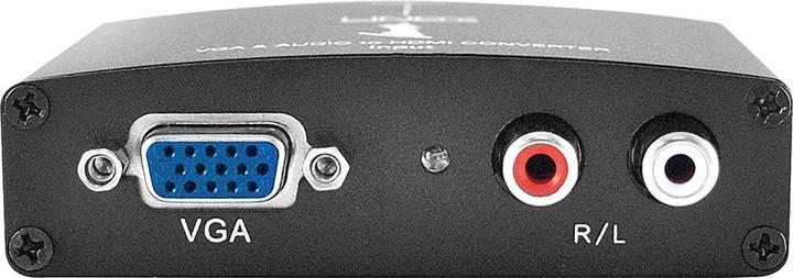 Produktbild Lindy VGA + Audio an HDMI Konverter Maximale Aufloesung 1080p keine Skalierung (Extender)