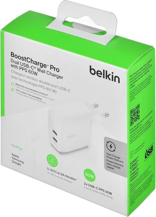 Produktbild Belkin BoostCharge Pro (60 W, 2 Ports)