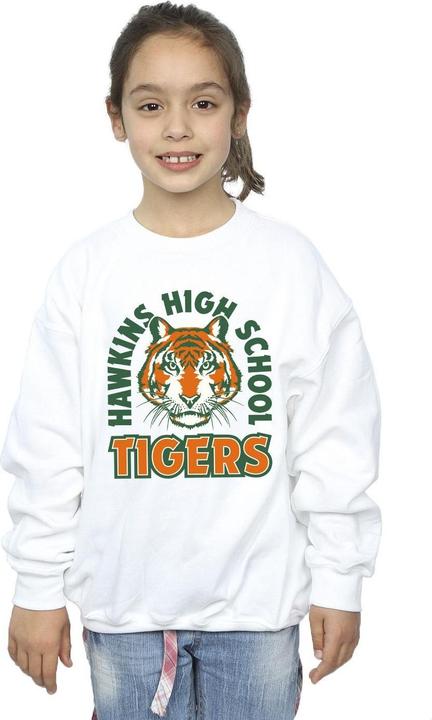 Produktbild Netflix Stranger Things Hawkins Arch Tiger Sweatshirt Mädchen (128)