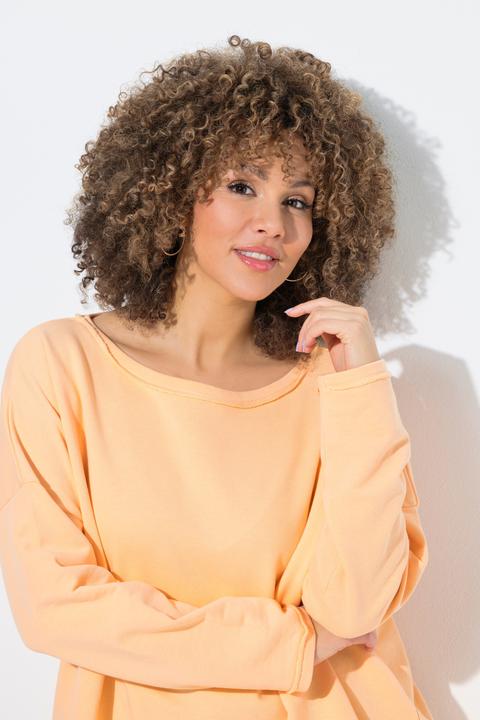 Produktbild Ulla Popken Sweatshirt, Rollkanten, Oversized, Rundhals, Langarm (46, 48)