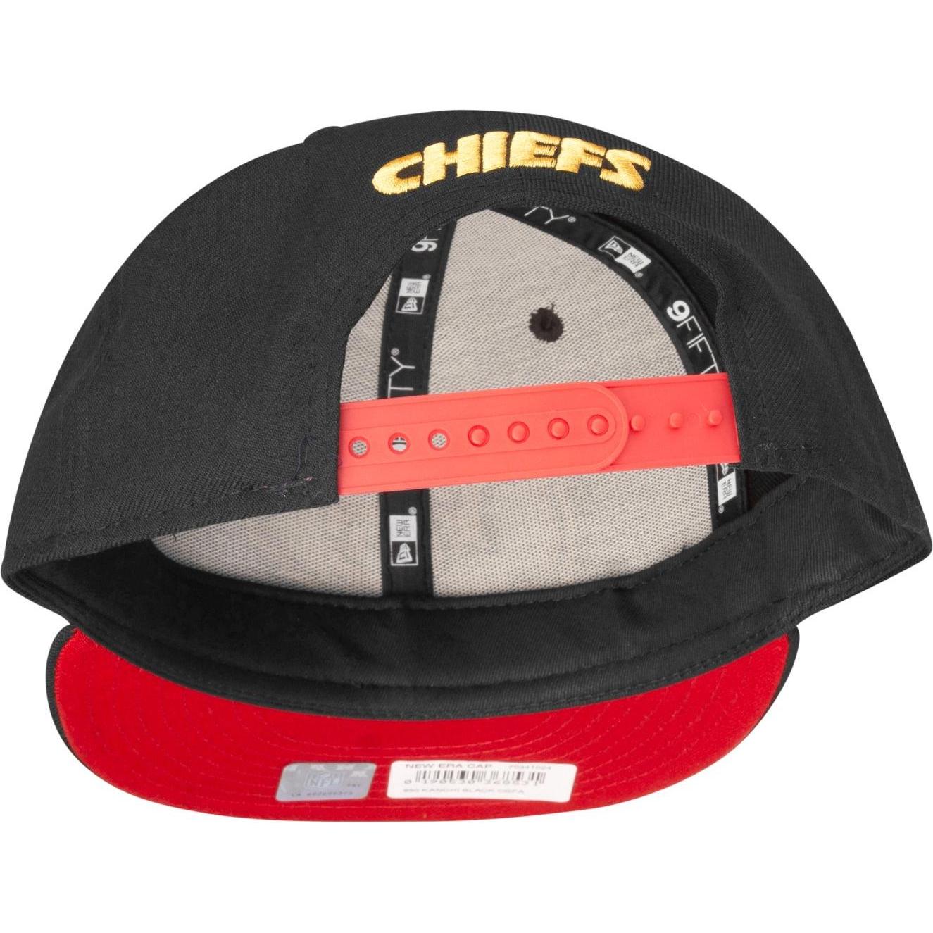 Thumbnail - New Era, Herren, Cap, 9Fifty Kansas City Chiefs Gold, Schwarz
