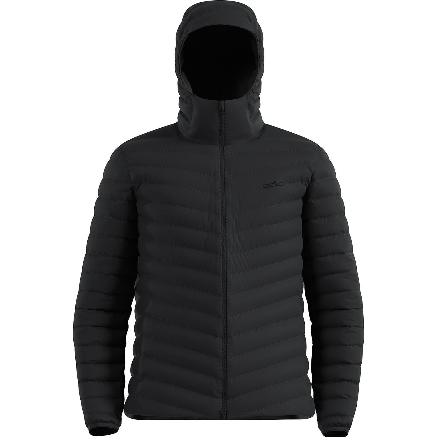 Odlo, Uomini, Giacche invernali, Kompakte X-Alp Daunenjacke mit Kapuze 2.0, Nero, (L)