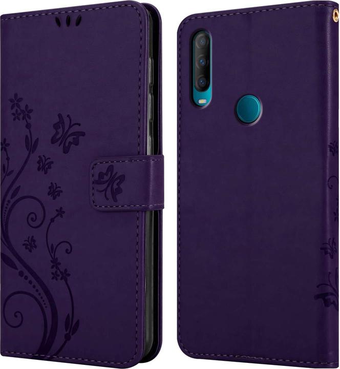 Actual product image Cadorabo Case for Alcatel 1S 2020 Flower Book (1S (2020))