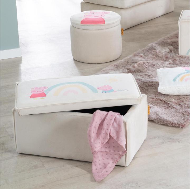 Actual product image Roba Children's stool with storage function Peppa Pig (Child seating group)