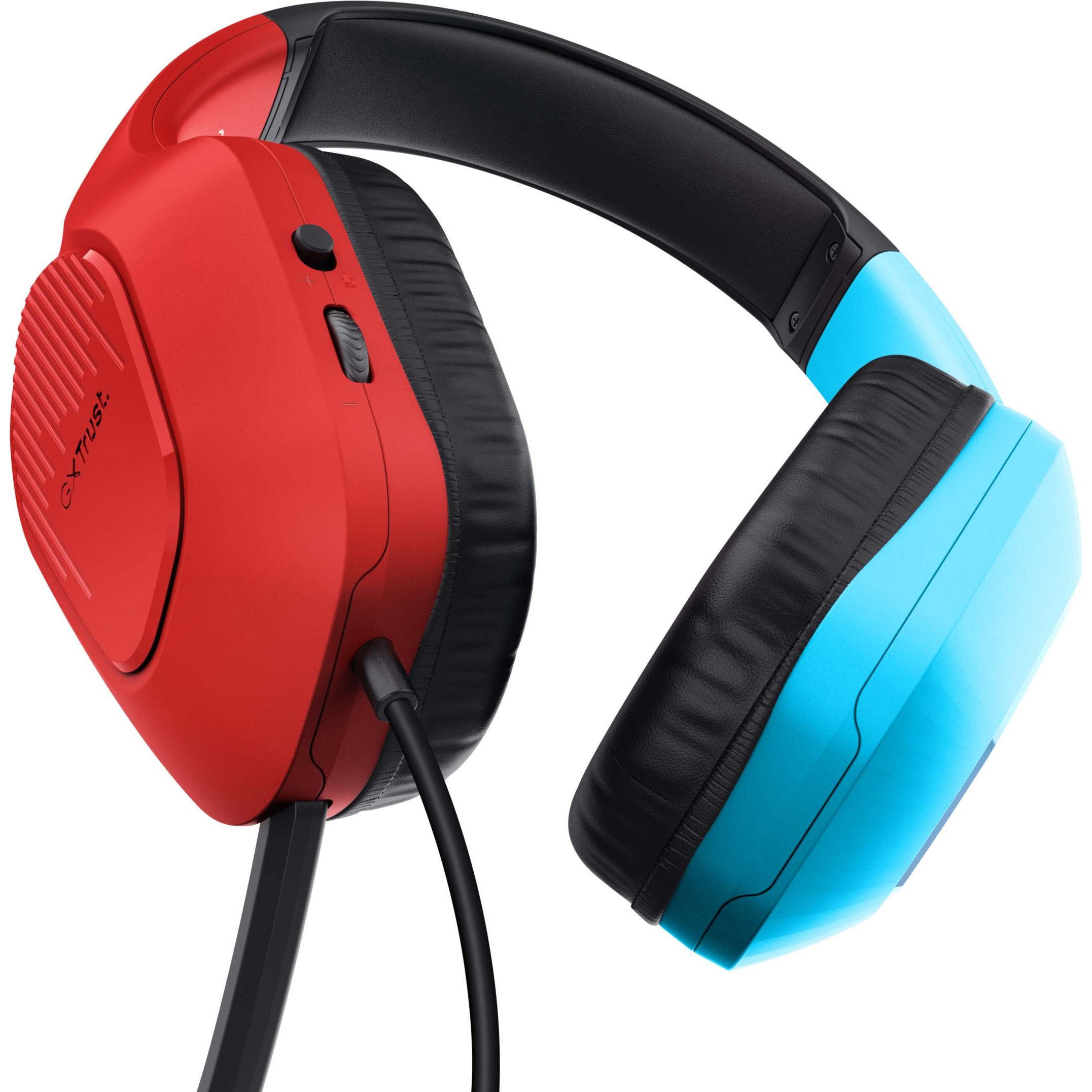 Thumbnail - Trust GXT416S ZIROX Headset Switch (Kabelgebunden), Gaming Headset, Schwarz