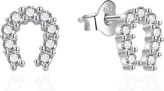 Immagine prodotto Agato - Shiny silver earrings Horseshoe AGT-E141PW