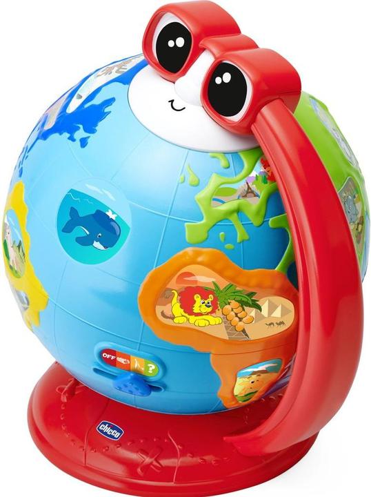 Actual product image Chicco Edu Globe, educational German-speaking globe, for learning geography, music, knowledge (German)