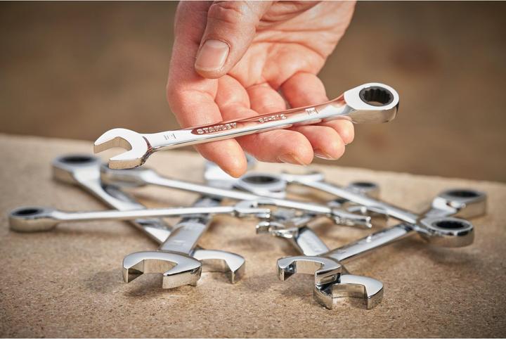 Actual product image Stanley Ratchet ring spanner (15 mm)