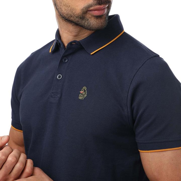 Produktbild Luke 1977 Ricky Poloshirt Mit kontrastfarbenen Streifen (XS)