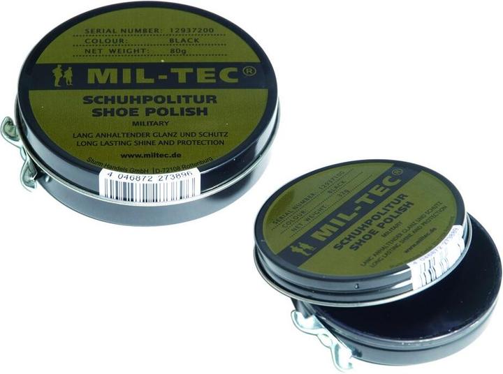 Produktbild Mil-tec Schuhcreme Schwarz Dose 80Gr.