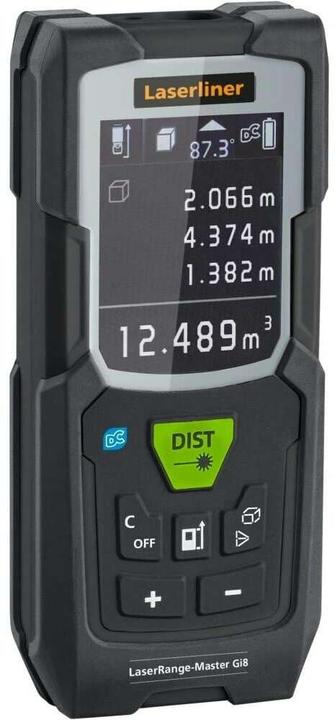 Laserliner 080.848A LaserRange-Master Gi8 Pro Laser-Entfernungsmesser (80 m)