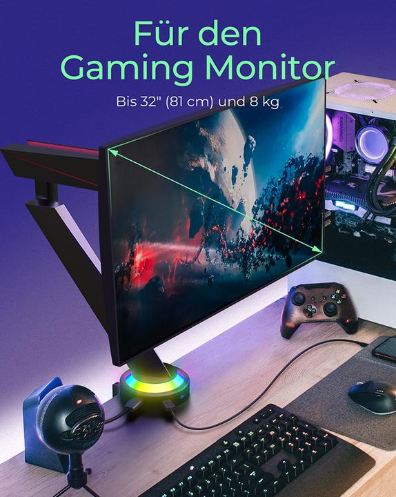 Actual product image Icy Box Monitorständer (Table, 32", 8 kg)