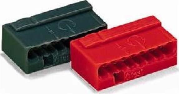Actual product image Wago Push wire terminal block,8 way