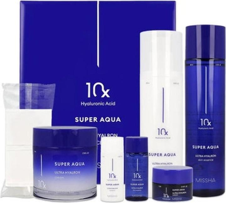 Produktbild Missha SUPER AQUA ULTRA HYALRON 3-Piece Set K-Beauty (Gesichtspflege Set)
