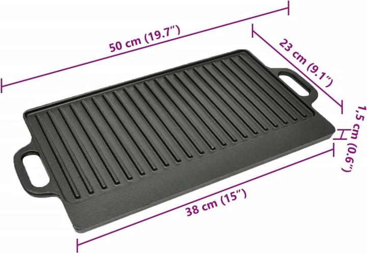 Actual product image vidaXL Grillplatte