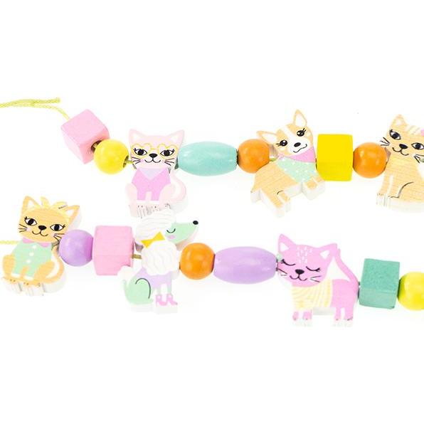 Thumbnail - Nice PerlenSet Tiere aus Holz