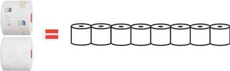 Produktbild Tork Mid Size Toilet Roll 27x100m (27 Stk.)