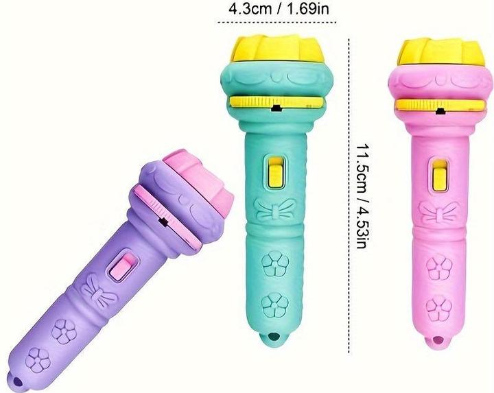 Actual product image Activity Board Fun projection torch: Stimulate your imagination with 32 patterns and 4 cards