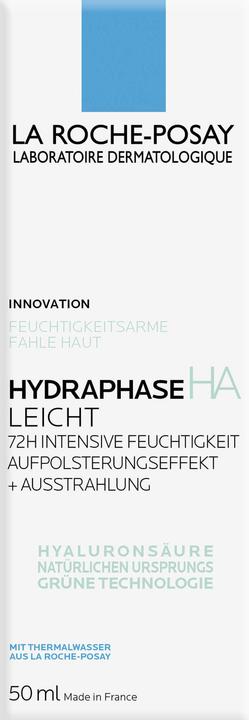 Valeurs nutritives et ingrédients La Roche Posay Hydraphase HA légère français/allemand/grec (40 ml, Crème de jour)