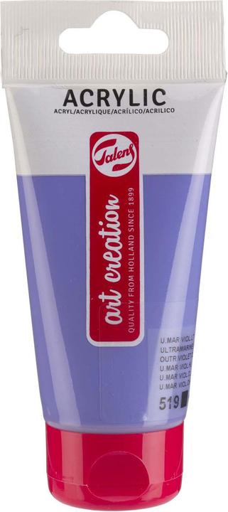 Talens Art Creation Acrylfarbe, Tube 75 ml, Ultramarinviolett (Ultramarine violet, 75 ml)