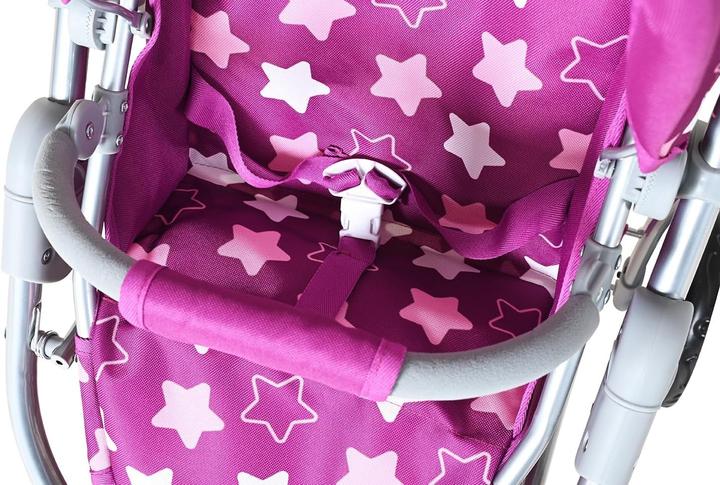 Immagine prodotto Knorrtoys Puppenwagen Coco - star dark pink