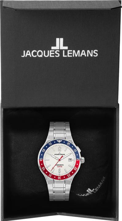 Produktbild Jacques Lemans Herrenuhr Hybromatic (Analoguhr, 42 mm)