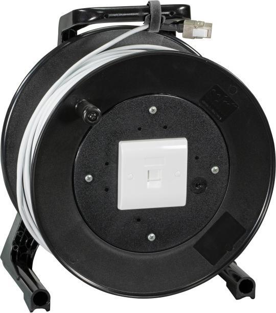 Image du produit EFB Elektronik Ligne d'installation CAT5E,50m sur enrouleur de câble (F/UTP, CAT5e, 50 m)