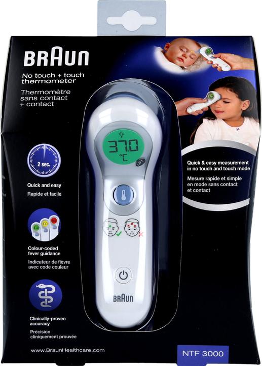 Actual product image Braun Ntf 3000 (Non-contact, Forehead)