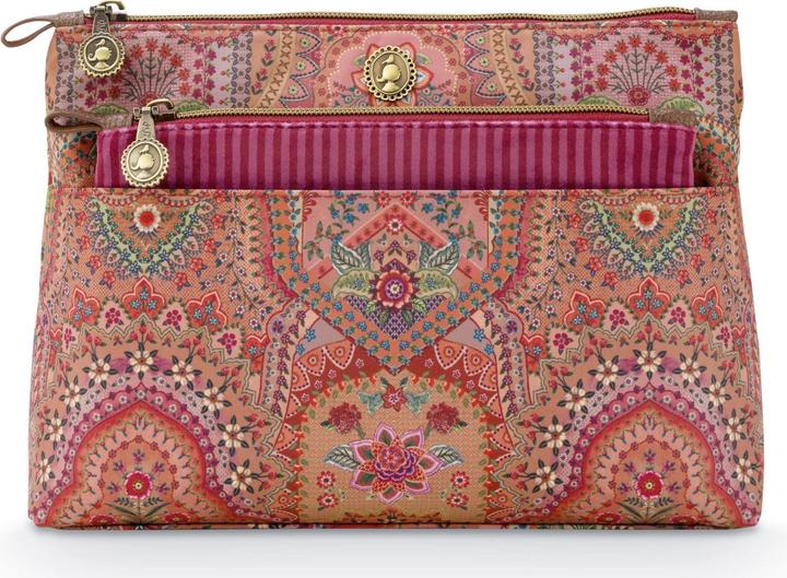 Produktbild PIP Studio Caryn Kosmetiktasche Combi Jabali rot 26cm