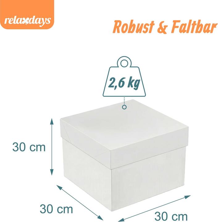 Produktbild Relaxdays Tortenbox
