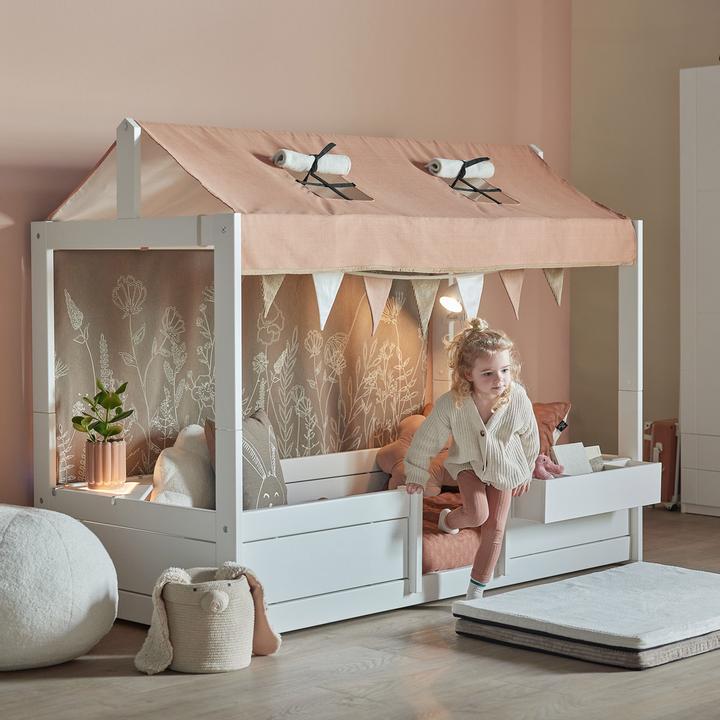 Produktbild Lifetime Kidsrooms 4 in 1 Bett mit Stoffdach, Happy Rabbit mit Lattenrost Standard