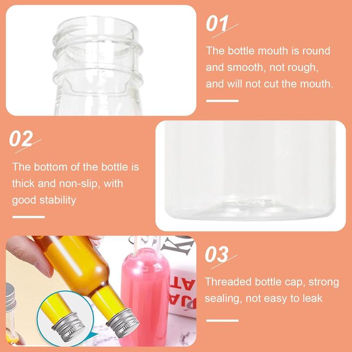 Actual product image Kysun 24x Mini-Schnapsflaschen inkl. Trichter (24 pcs., 0.10 l)